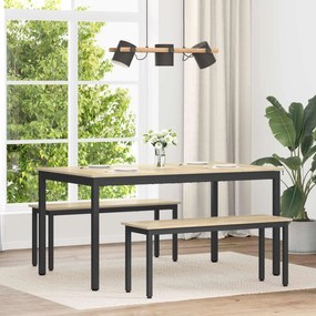 vidaXL Mesas de jantar METAL