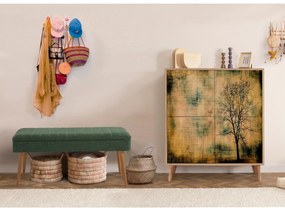 Conjunto de Mobiliário de Entrada Multilux – Sonomo Verde – Sapateira