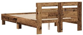 Estrutura de Cama de Madeira Engenheirada Madeira velha
