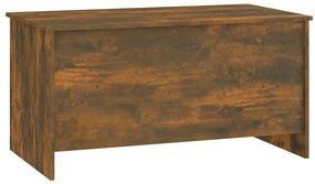 Mesa centro 102x55,5x52,5cm madeira processada carvalho fumado
