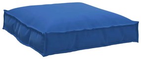 vidaXL Almofada de palete para assento Azul real 70 x 70 x 12 cm