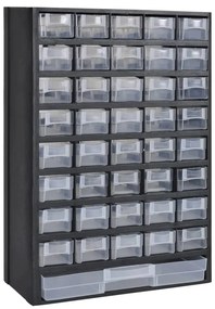Caixa para arrumação ferramentas c/ 41 gavetas 2 pcs plástico
