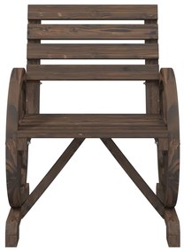 3 pcs conjunto lounge de jardim madeira de abeto maciça