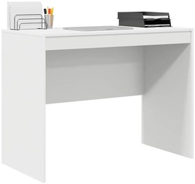 Mesa de Escrita Branca Aglomerado de partículas 100 x 50 x 76 cm
