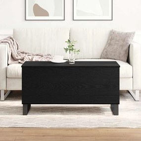 Mesa de Centro Carvalho Preto 90x44,5x45 cm Madeira Aglomerada