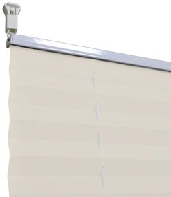 240617 Plisse Blind 40x100cm Creme