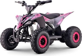 MINI MOTO 4 PARA CRIANÇAS 1000W 36V Roan RATTE C/ Marcha atrás e limitador Rosa