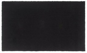 Tapete de porta 90x150 cm fibra de coco tufada preto