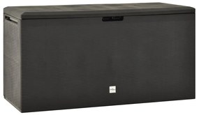 Caixa de arrumação para jardim 114x47x60 cm antracite