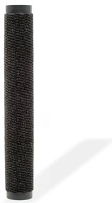 Tapete controlo de pó retangular tufado 80x120 cm preto