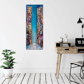 Pintura Decorativa em Tela PC321 – Multicolor – 30 x 80 cm
