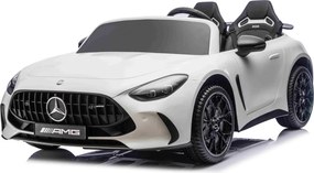 Carro elétrico para Crianças 24V, 2 Lugares, 4x4  Mercedes-Benz GT63 AMG, Rodas de espuma EVA, assento Couro ecológico Branco