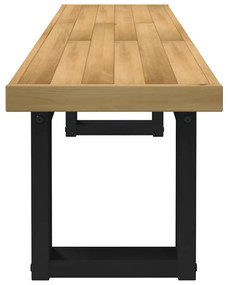Banco de jantar NOAIN pernas forma U 180x40x45 cm pinho maciço