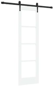 Porta Deslizante vidaXL com Conjunto de Ferragens 'ORKDAL'Branca 61x19