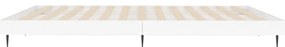 Estrutura de cama 120x200 cm derivados de madeira branco
