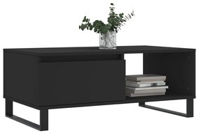 Mesa de centro 90x50x36,5 cm derivados de madeira preto