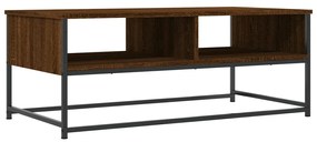 Mesa de centro 100x51x40 cm derivados madeira carvalho castanho