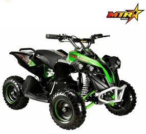 MINI MOTO 4 INFANTIL ELECTRICA 1000W MTR MALCOR PIRANHA VERDE