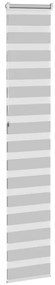 Cortina de zebra 50x230 cm largura do tecido 45,9 cm poliéster