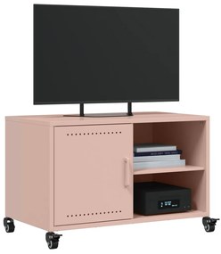 Móvel de TV 68x39x43,5 cm aço rosa