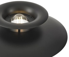 Candeeiro de mesa retro aço preto 45cm - Pauly Retro