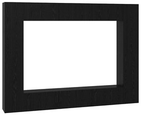 Conjunto de móvel de TV com prateleira com armazenamento com porta 10