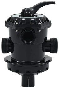 Válvula multiportas para filtro de areia ABS 38 mm 6-vias