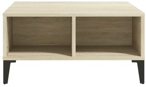 Mesa de centro 60x60x30 cm derivados de madeira carvalho sonoma