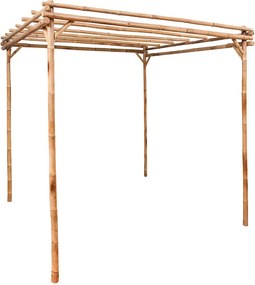 49296 vidaXL Pérgola de bambu 170x170x220 cm