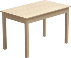HOMCOM Mesa de sala de jantar design moderno bicolor com grande tampo 4-6 pessoas em madeira dim. 119L x 70l x 75H cm | Aosom Portugal