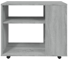 Mesa de apoio 70x35x55 cm madeira processada sonoma cinza