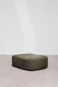 Assento Central 95x115 Cm Para Sofá Modular Estofado Giorgia Tecido Verde Exército - Sklum