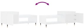 Mesa de centro 100x50x45 cm derivados de madeira branco