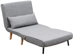 Sofá-Cama Folde – Cinzento Claro – 180 x 80 cm