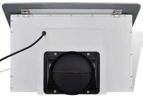 Exaustor 600 mm vidro temperado branco