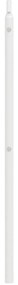 Cabeceira de cama 150 cm metal branco