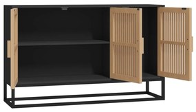 Aparador 105x30x65 cm derivados de madeira preto