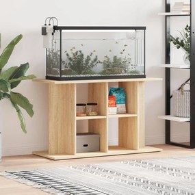 vidaXL Suporte de aquário 100x40x60 cm deriv. madeira carvalho sonoma