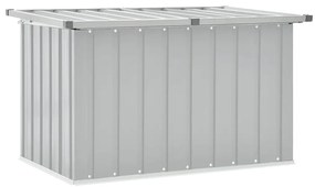 Caixa de arrumação para jardim 109x67x65 cm cinzento