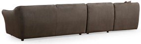 Sofá de Canto Mentis – Castanho – 376 cm x 108 cm x 79 cm