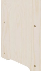 Garrafeira c/ tábua no topo 67,5x25x60 cm madeira pinho maciça