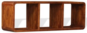 vidaXL Móvel TV madeira maciça c/ acabamento a mel 120x30x40 cm