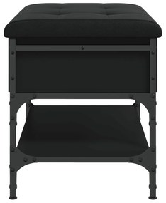 Banco sapateira 62x42x45 cm derivados de madeira preto