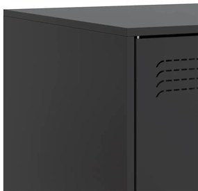 Móvel de TV 67x39x44 cm aço preto