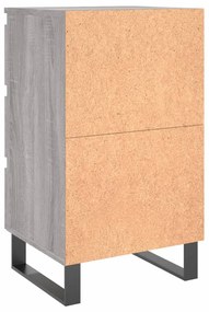Mesas de cabeceira 2 pcs derivados de madeira cinzento sonoma