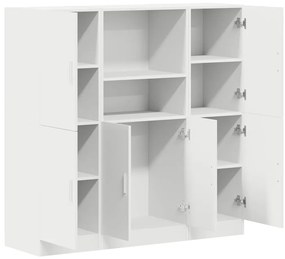 3 pcs armário de cozinha conjunto derivados de madeira branco