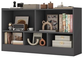 Estante para livros e brinquedos com 5 compartimentos para crianças