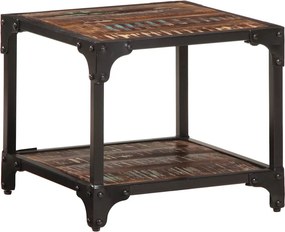 vidaXL Mesa de centro 40x40x36 cm madeira recuperada maciça