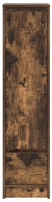 Aparador alto 29,5x34x119,5cm deriv. madeira carvalho fumado