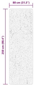 Tapete de interior e exterior design vintage ARBIZU 80x250 cm